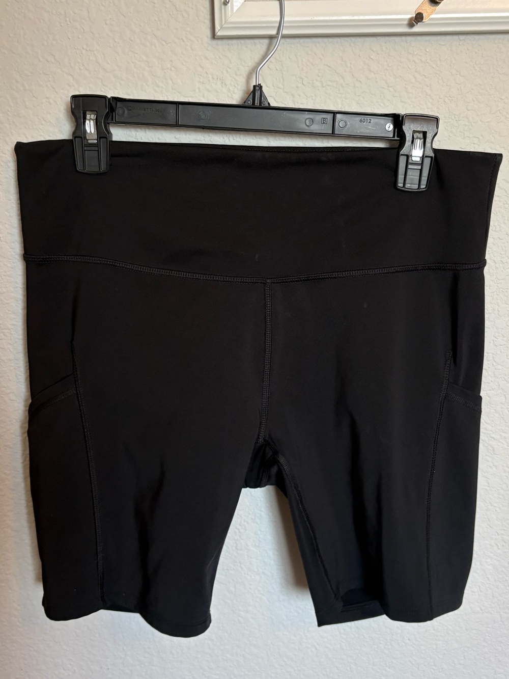 Basic Black Workout Biker Shorts